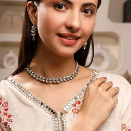 EIT Collection White Alloy Necklace-image-87