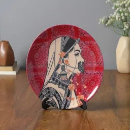 Multicolour Ceramic Decorative Wall Plate by The Decor Mart-picture-26