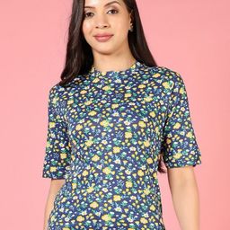 V-Mart Women Floral Printed Pockets T-shirt-picture-17