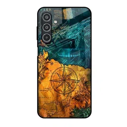 QRIOH Architecture Map Real Samsung Galaxy M35 5G Impact Resistant Back Case-picture-4