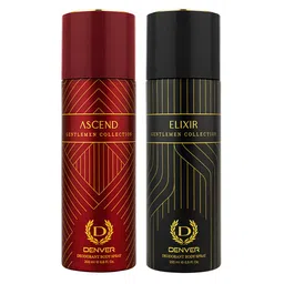 Denver Set of 2 Gentlemen Collection Deodorant Body Spray 200 ml each - Ascend & Elixir-picture-7