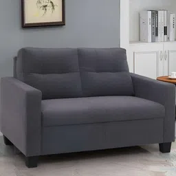 Duroflex Grey 2 Seater Fold Out Sofa Cum Bed-19