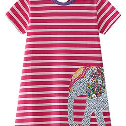 LULU & SKY Girls Striped Nightdress-image-92