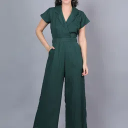 ROSEMELON Shawl Neck Basic Jumpsuit-picture-28