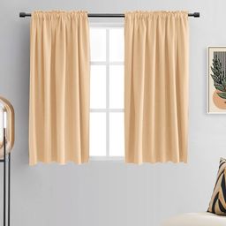 THE CONVERSION Beige Set of 2 Window Curtain-7