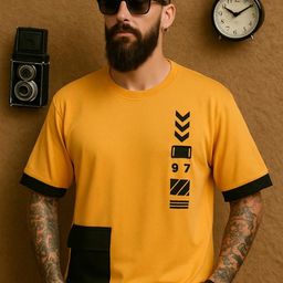 Austin wood Typography Printed Round Neck T-shirt-image-38
