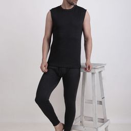inner element Stretchable Sleeveless Thermal Set image 5