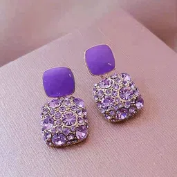 VAGHBHATT Square Studs Earrings-11