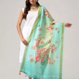 Kaizen TEXO FAB Printed Linen Dupatta-7