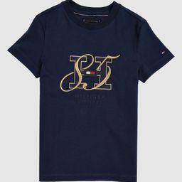 Tommy Hilfiger Europe Boys Brand Logo Printed Regular Fit Cotton T-Shirt-picture-44