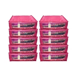 Ajabh Pink Set of 6 Regular Drawer Organiser Organisers-49