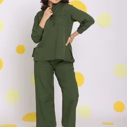 KAORI BY SHREYA AGARWAL Harmony Relaxed-Fit Shirt & Trouser Co-Ords-image-50
