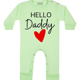 Arvesa Hello Daddy Printed Bodysuit-image-40