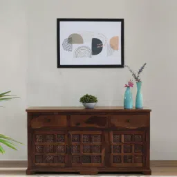 mudramark from pepperfry Aakrit Sheesham Wood Sideboard In Scratch Resistant Provincial Teak Finish-picture-44