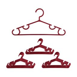 Aura Pack Of 30 Maroon Single Tier Bar Hangers-31