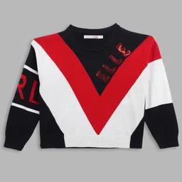ELLE Girls Colourblocked Pullover-image-15