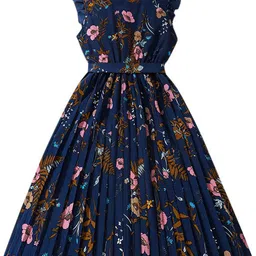 StyleCast x Revolte Floral Print A-Line Dress-image-86