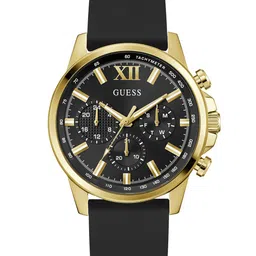 GUESS Men Embellished Dial & Straps Analogue Watch GW0913G2-54