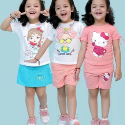 CHANDRIKA Kids-Girls Multi Clothing Set-picture-18