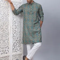 Anouk Men Paisley Printed Regular Kurta with Pyjamas-16