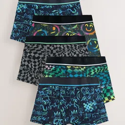 NEXT Boys Pack Of 5 Abstract Printed Trunks-44
