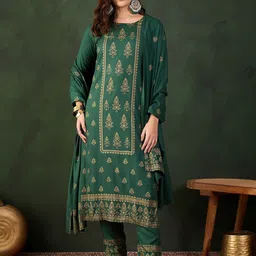 Sangria Printed Kurta & Trouser With Dupatta image 4