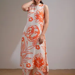 Kaftanize Printed Top With Trousers Co-Ord image 3