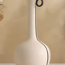 Home Centre Acroma Est Hae Beige Ceramic Vase-image-56