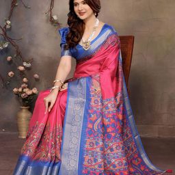 Varanga Ethnic Motifs Zari Silk Cotton Saree-picture-3