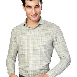 UR ETHICS Men Slim Fit Checked Formal Shirt-picture-43