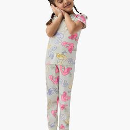 Juniors by Babyshop Girls Printed T-shirt with Pyjamas-image-75