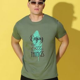 WOOSTRO Men Typography Printed Slim Fit T-shirt-image-83