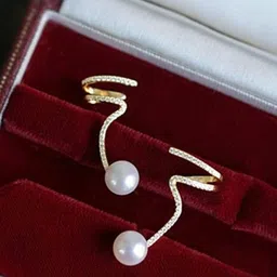 ONUYX Gold-Plated Alloy Zircon Earrings-11