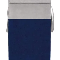 Aura Navy Blue & Grey Foldable Laundry Bags - 68L-12