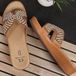 Carlton London Embellished Wedge Sandals-picture-49