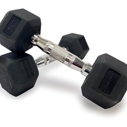 PowerMax Fitness Hexagon Dumbbells - 5 kg-31