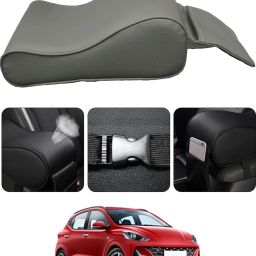 Universal Grey Arm Pain Releif Armrest/Handrest With Phone Holder For Car-123 Car Armrest Cover-image-70