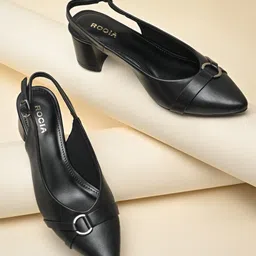 Rocia Women Block Pumps with Bows-12