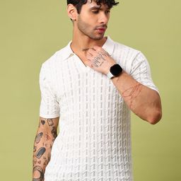 V-Mart Men Polo Collar Cotton T-shirt-image-37