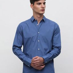URBANICE Classic Slim Fit Spread Collar Long Sleeves Cotton Formal Shirt-image-33