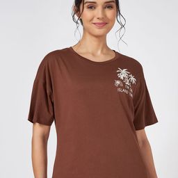 Dreamz by Pantaloons Printed Cotton Lounge T-Shirt-picture-6
