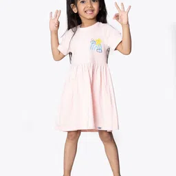 Reedoo Print Fit & Flare Dress-47