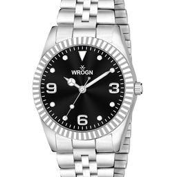 WROGN Men Round Dial & Bracelet Style Straps Analogue Watch WRNWJ25 Set-69-17