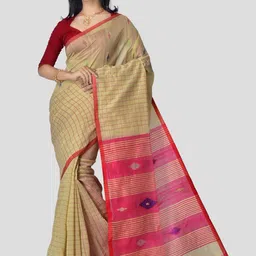 Crochetin Ethnic Motifs Printed Saree-image-3