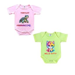 Cute Pals Kids-Unisex Multicoloured Cotton Rompers-image-81