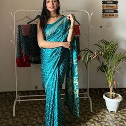 JAINICA Floral Pure Cotton Saree-picture-22