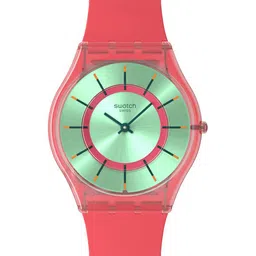 Swatch Unisex Silicon Analogue Watch SS08P111-64