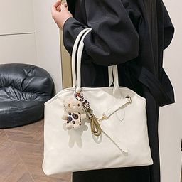 LULU & SKY Colourblocked PU Structured Handheld Bag-0