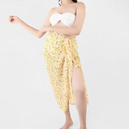 Blissence Women Printed Long Sarong Cover-up-image-65