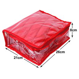 Kuber Industries Red Set of 1 Regular Multi-Utility Organisers image 3